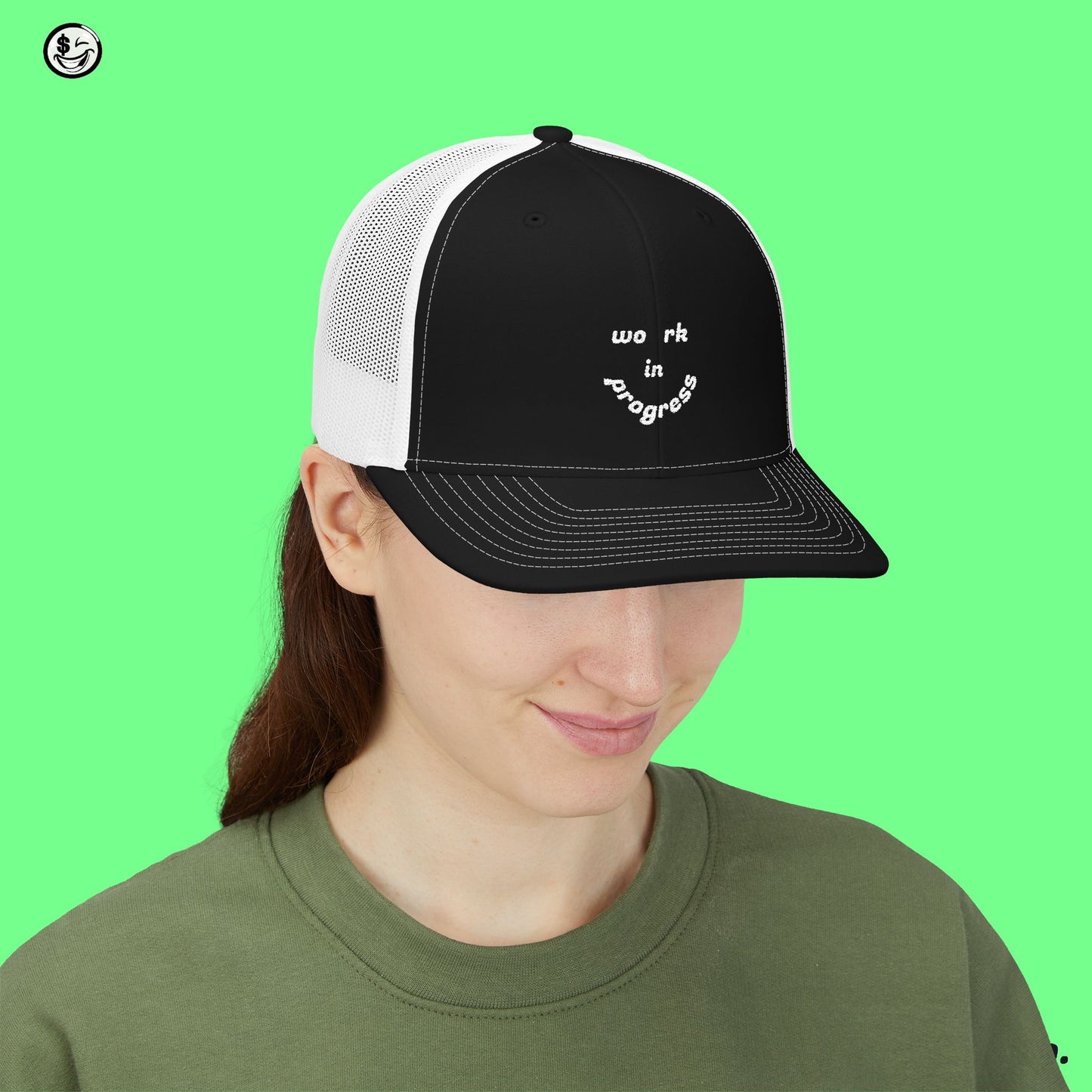 Work In Progress Embroidered