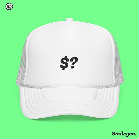 What's Up Money Foam Embroidered