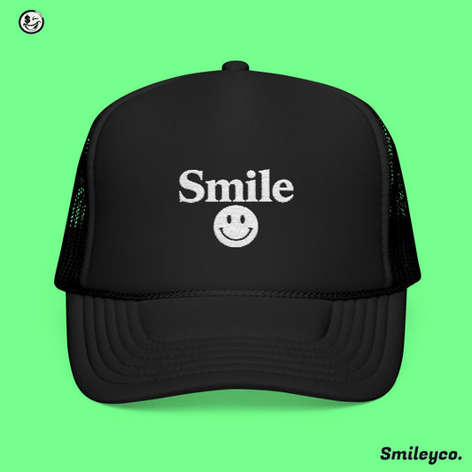 Smile Foam Embroidered