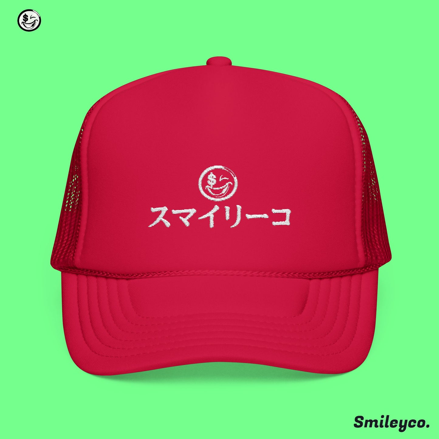 Japan Smileyco Foam Embroidered