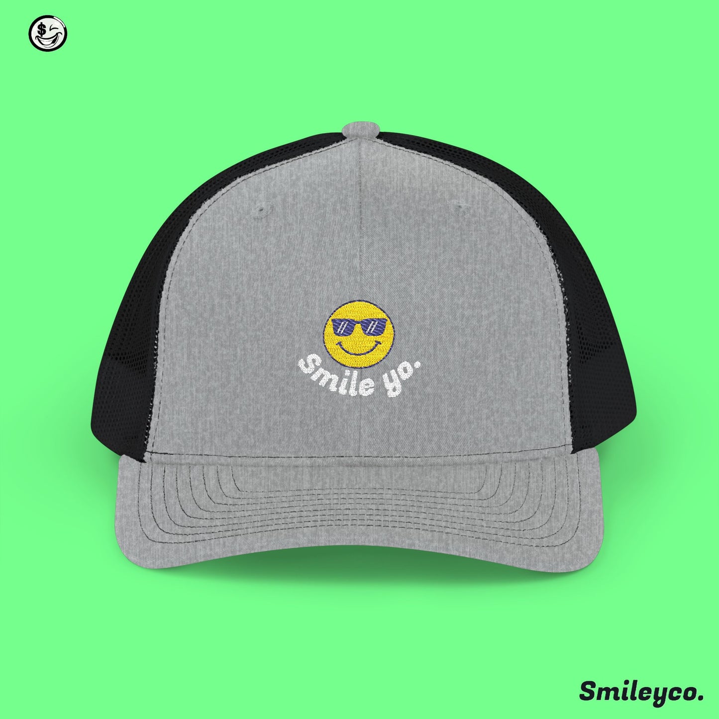Smile Yo Trucker Embroidered