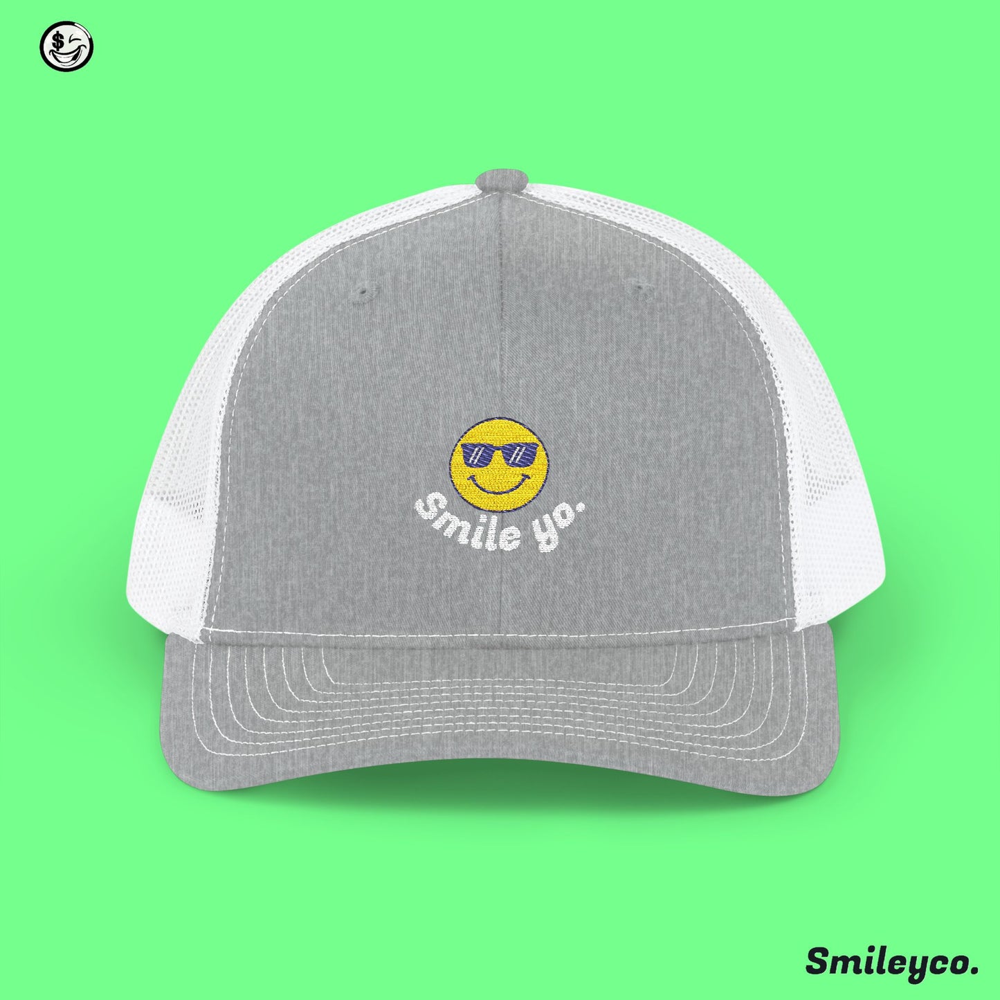 Smile Yo Trucker Embroidered