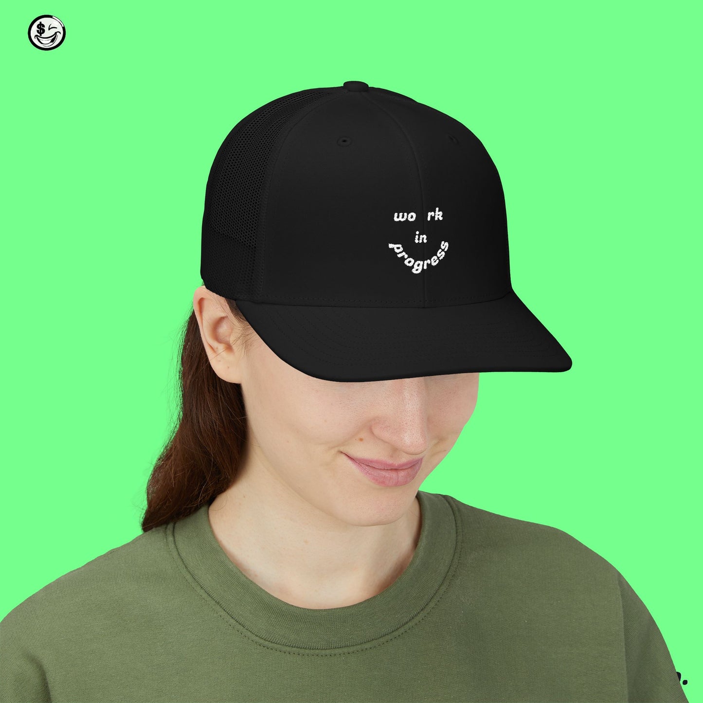 Work In Progress Embroidered