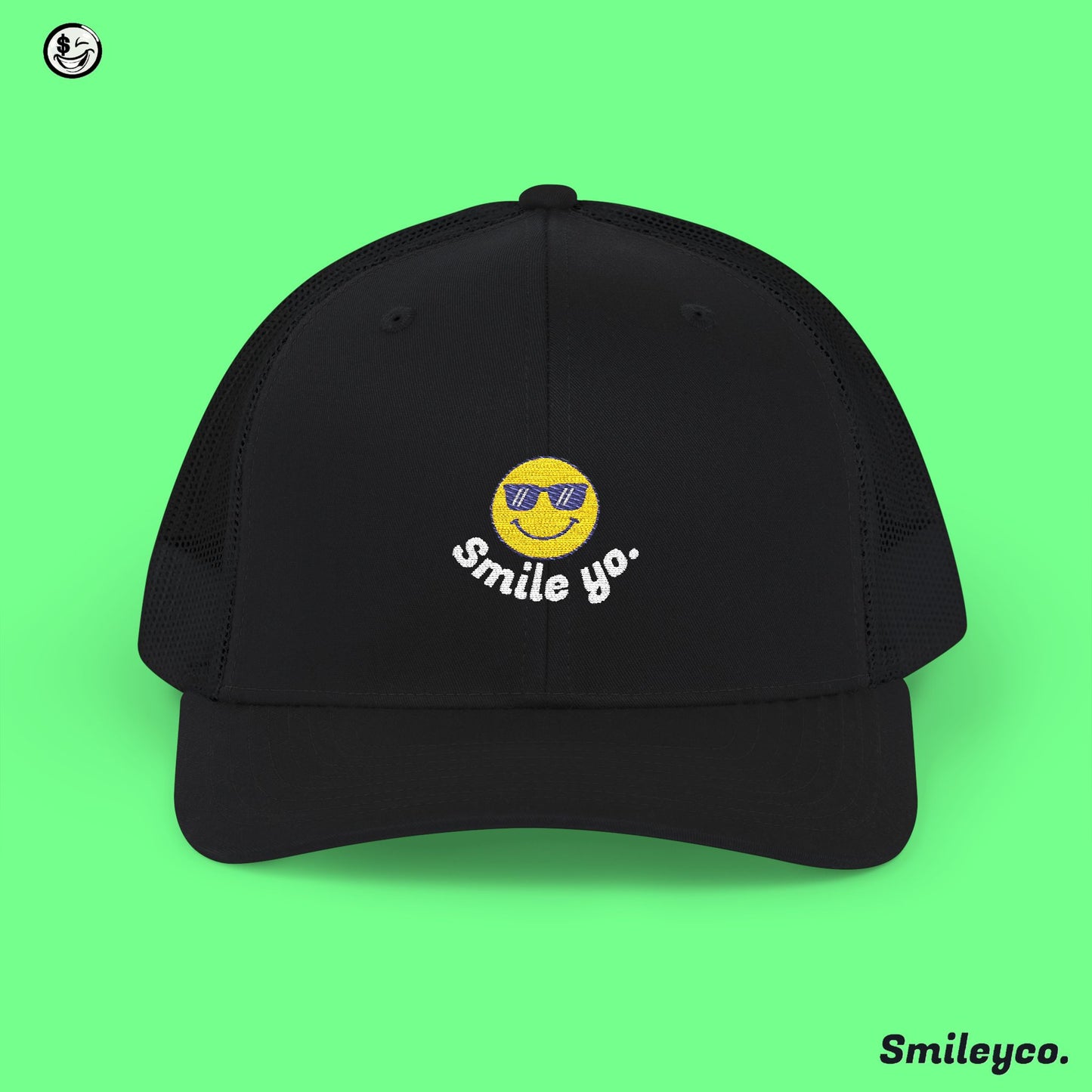 Smile Yo Trucker Embroidered