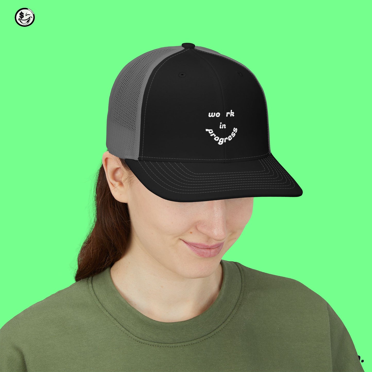 Work In Progress Embroidered